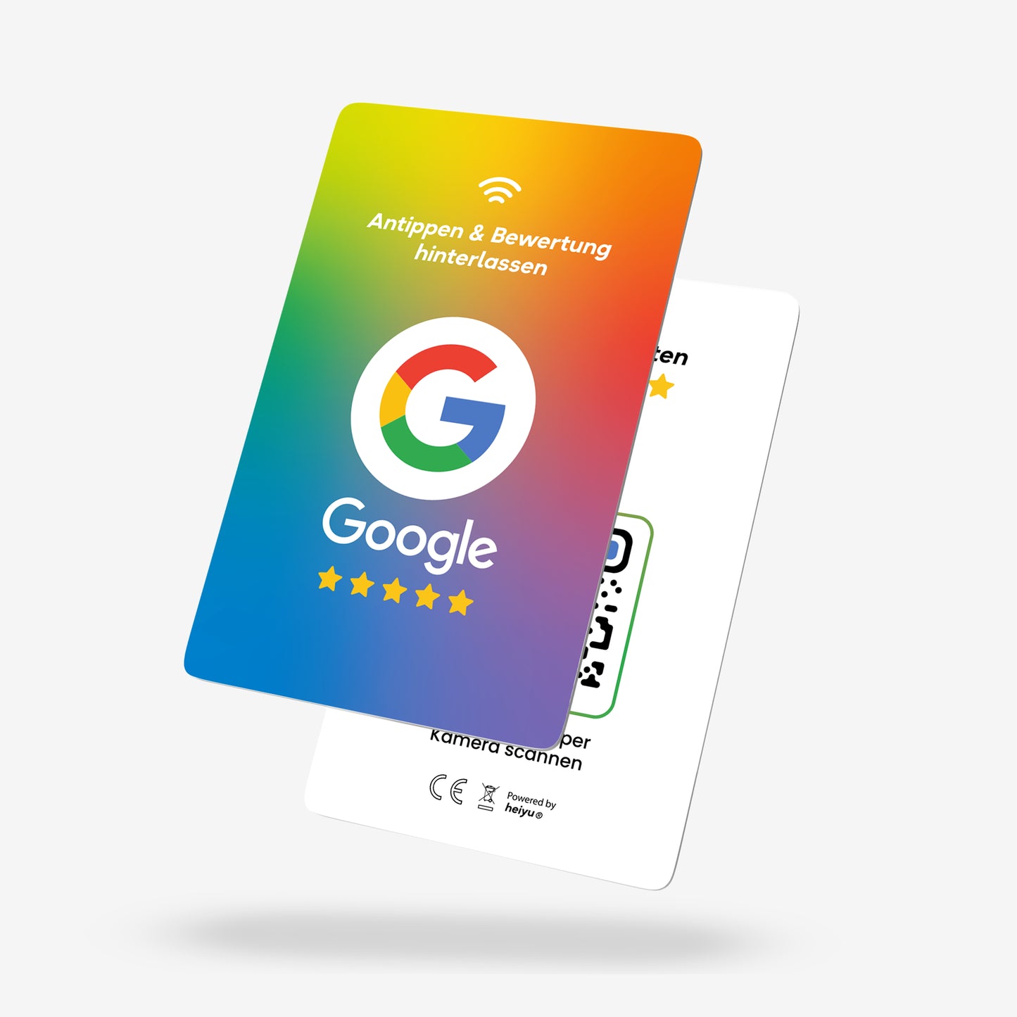 Kontaktlose Google-Bewertungskarte