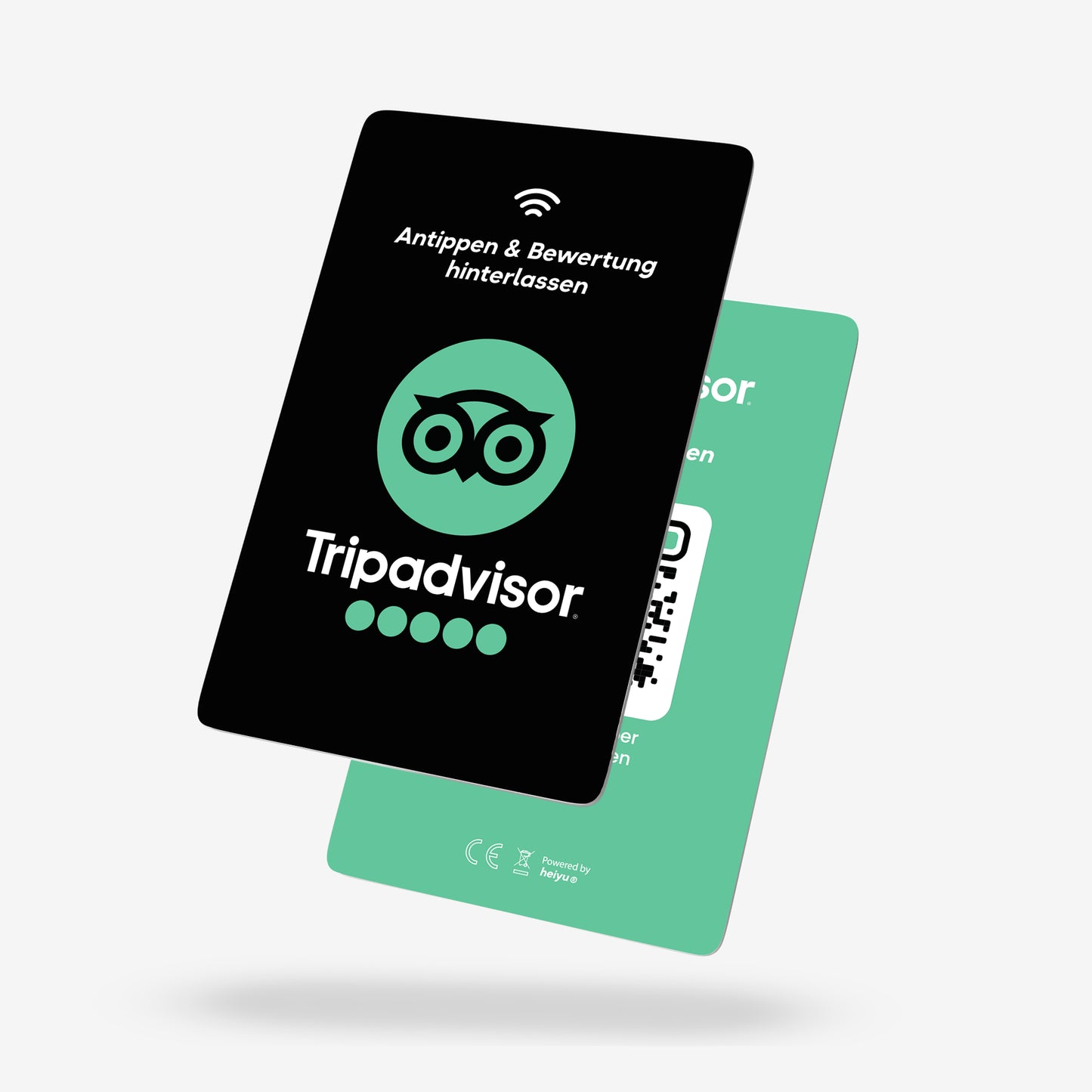 Kontaktlose Tripadvisor-Bewertungskarte