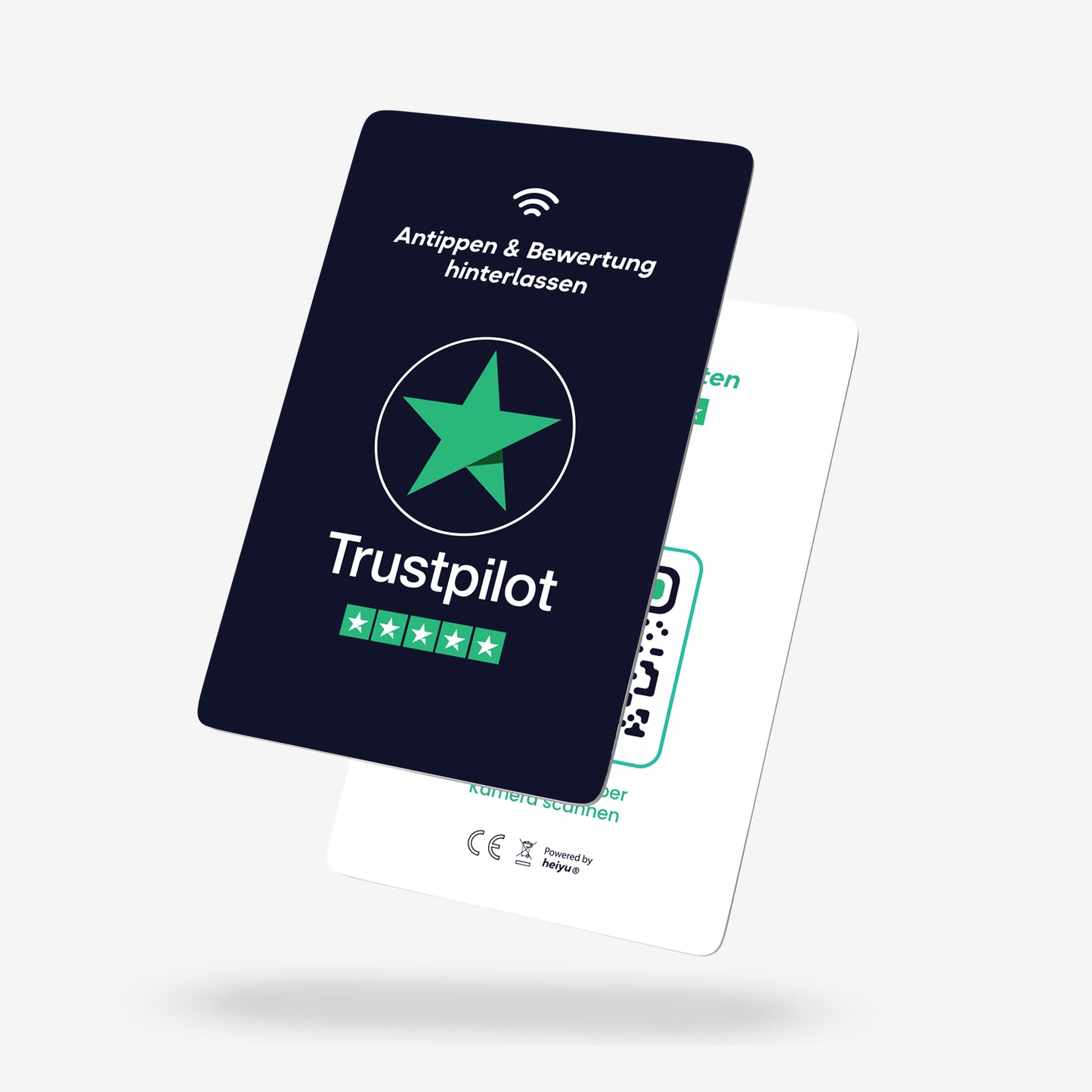 Kontaktlose Trustpilot-Bewertungskarte