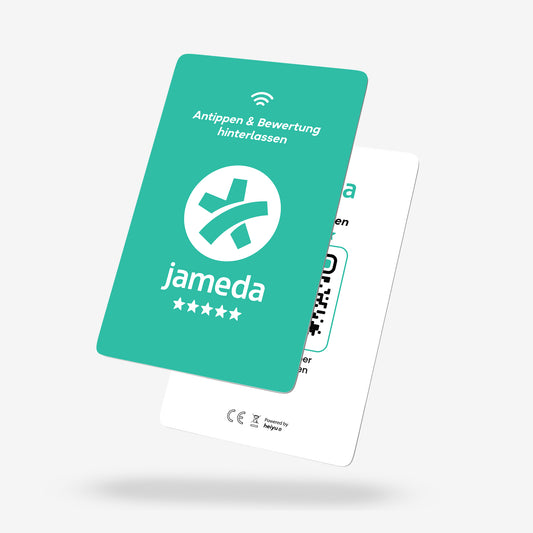 Kontaktlose Jameda-Bewertungskarte